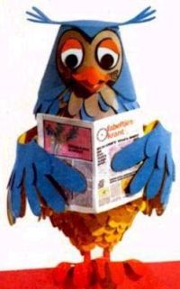 fabeltjeskrant meneer mijnheer de uil met teksten tv-tunes liedjes kinder-tv van vroeger